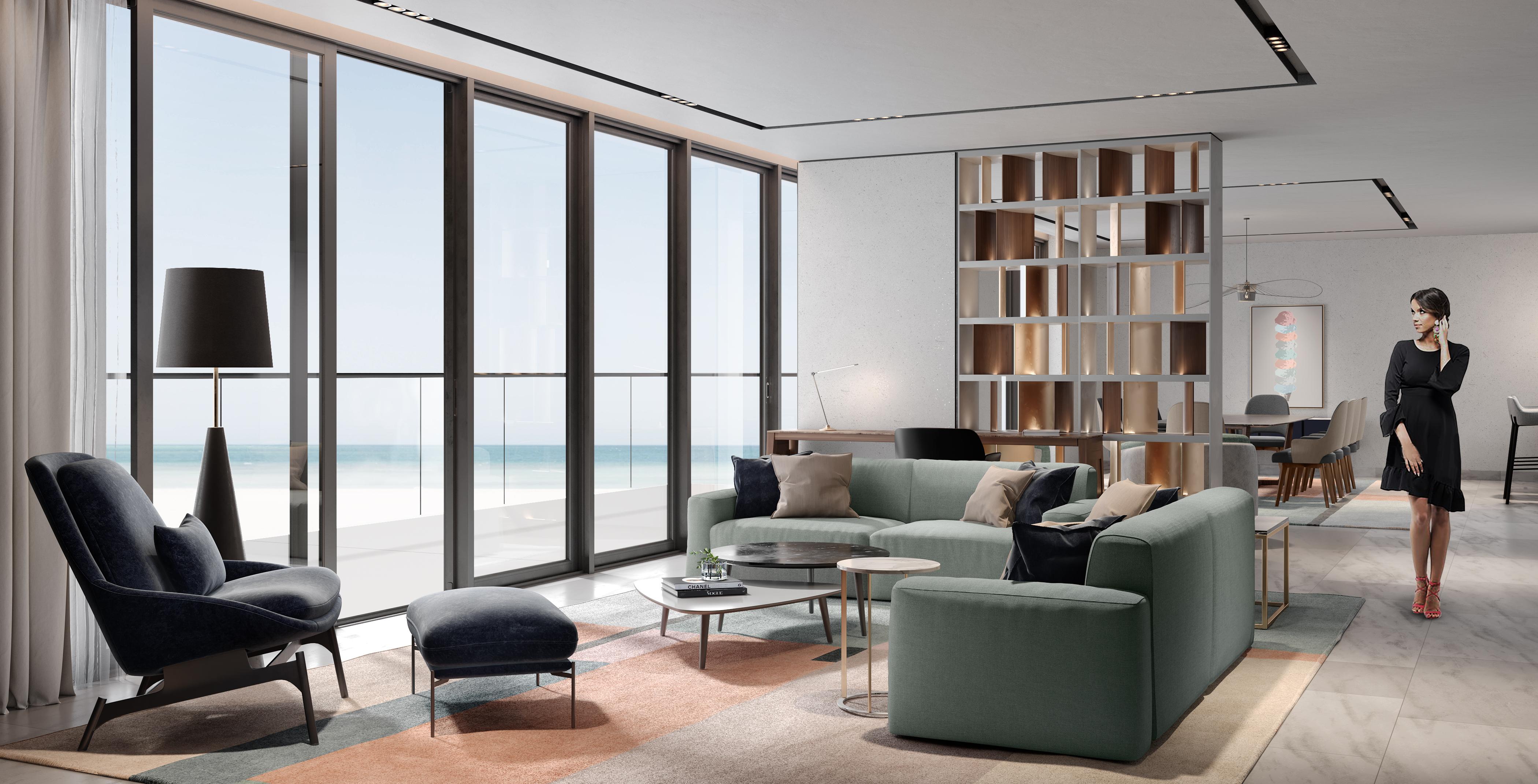 Th8 Palm Dubai Beach Resort, Vignette Collection By Ihg المظهر الخارجي الصورة Interior of a penthouse apartment