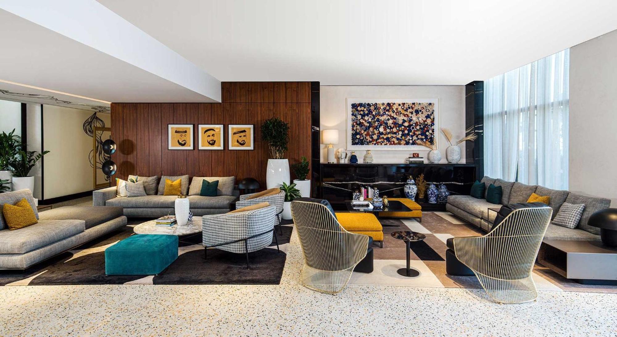 Th8 Palm Dubai Beach Resort, Vignette Collection By Ihg المظهر الخارجي الصورة The lobby of the hotel